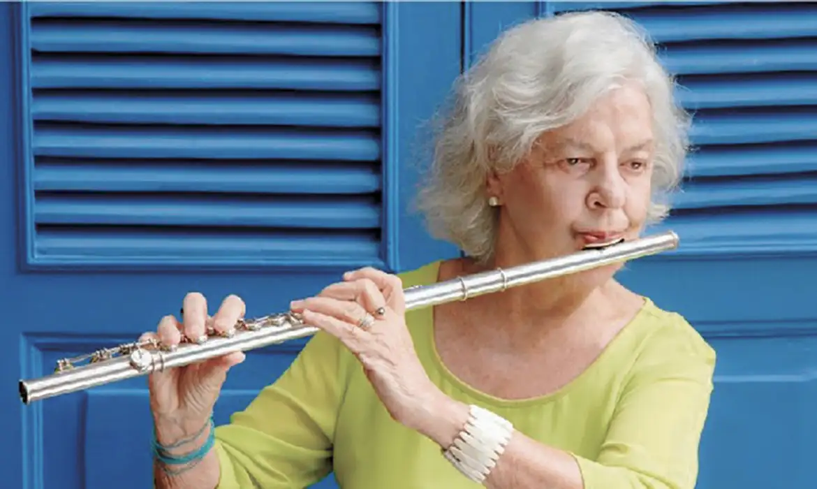 Brasília (DF), 24/12/2025 -  Mestra do choro, flautista francesa Odette Dias morre aos 96 no Rio.
Foto: Concerto