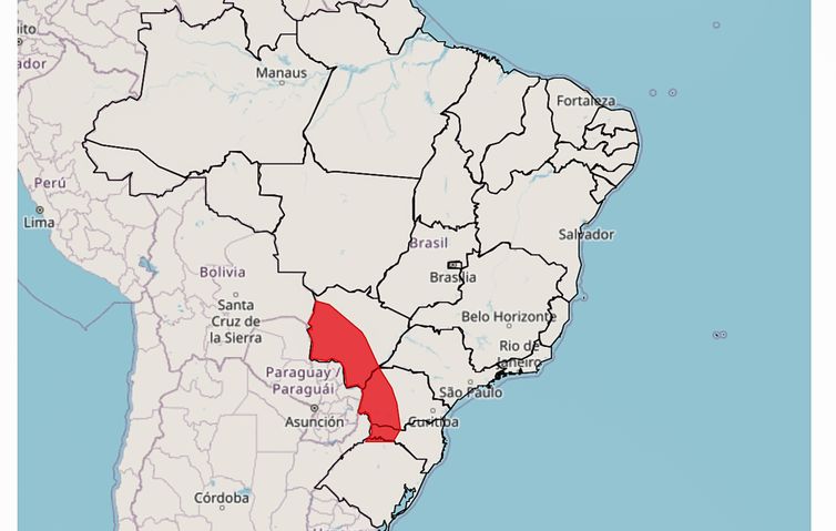 Brasília -DF- 20/04/2026 - Inmet alerta para onda de calor na Região Sul e MS. Foto: Inmet