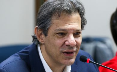 Brasília, DF 21/12/2023 O ministro da Fazenda, Fernando Haddad, durante café da manhã com jornalistas Foto: Fabio Rodrigues-Pozzebom/ Agência Brasil