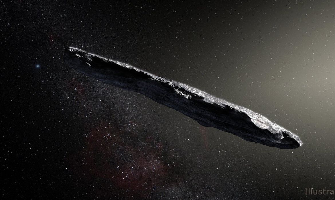 O asteroide ganhou o nome de Oumuamua, que quer dizer mensageiro, em , em havaiano