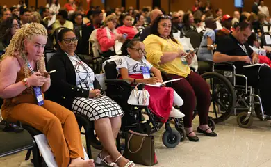 Brasília-DF- 15/07/2024 Conferência Nacional dos Direitos da Pessoa com Deficiência com o tema “Cenário Atual e Futuro na Implementação dos Direitos da Pessoa com Deficiência - Construindo um Brasil mais Inclusivo