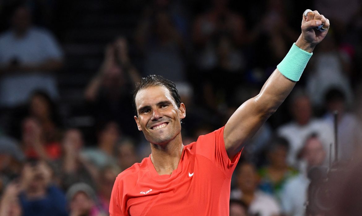 Nadal no Brisbane International
 2/1/2024     Jono Searle/AAP Image via REUTERS