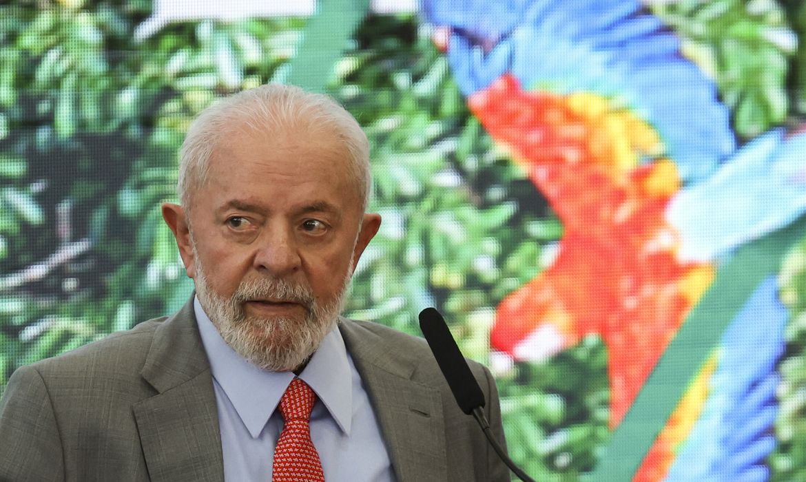 Brasília (DF), 05/06/2024 - O presidente Luiz Inácio Lula da Silva durante entrevista coletiva nesta quarta-feira (5), Dia Mundial do Meio Ambiente. Foto: Marcelo Camargo/Agência Brasil
