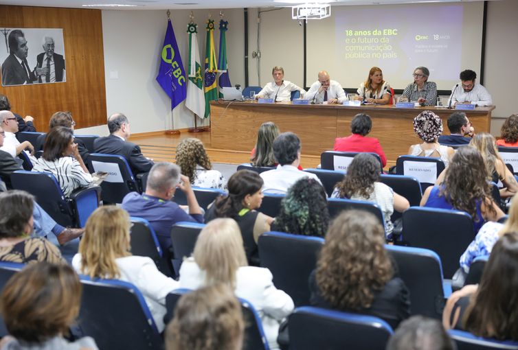 Fabio Rodrigues-Pozzebom/ Agência Brasil Brasília, (DF), 28/10/2025 – Seminário EBC 18 anos
Foto: Fabio Rodrigues-Pozzebom/ Agência Brasil