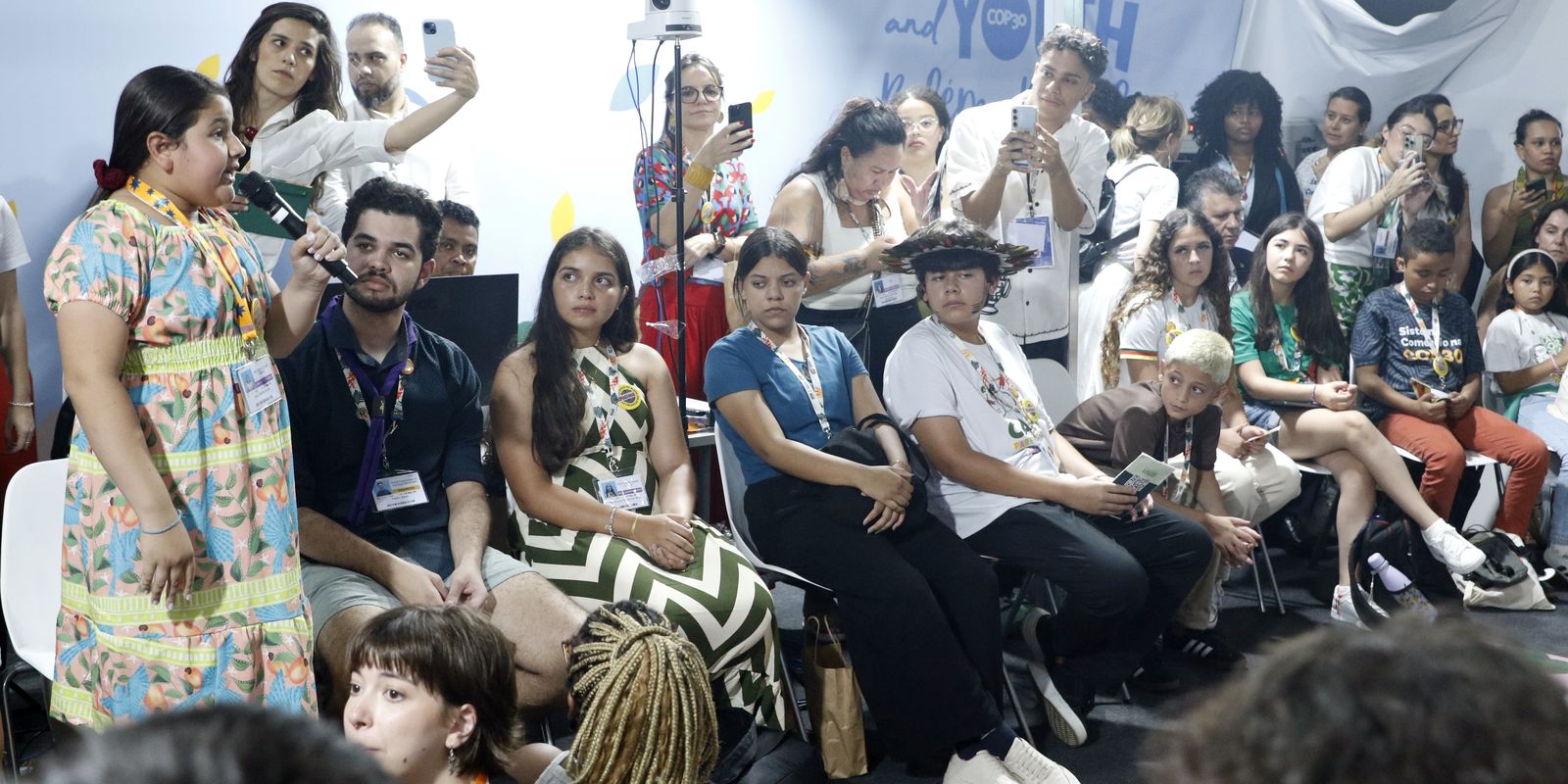 COP30: crianças participam de negociações em dia dedicado à infância