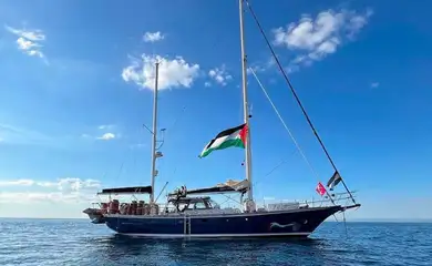 Brasília (DF), 07/06/2025 - Embarcação Madeleine, da Coalizão Flotilha da Liberdade. Foto: gazafreedomflotilla/Instagram
