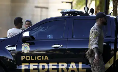 Cerimônia de inauguração da nova sede da Polícia Federal, em Brasília.