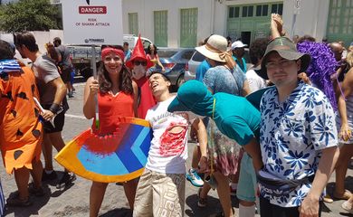 Olinda (PE) - Blocos de carnaval agitam foliões pernambucanos e visitantes  (Sumaia Villela/Agência Brasil)