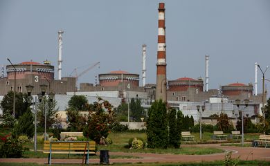 Usina nuclear de Zaporizhzhia na Ucrânia