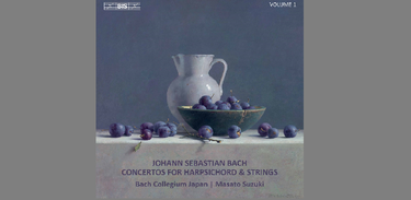 Capa do CD  “Bach: Concertos para Cravo e Cordas, Volume 1”  