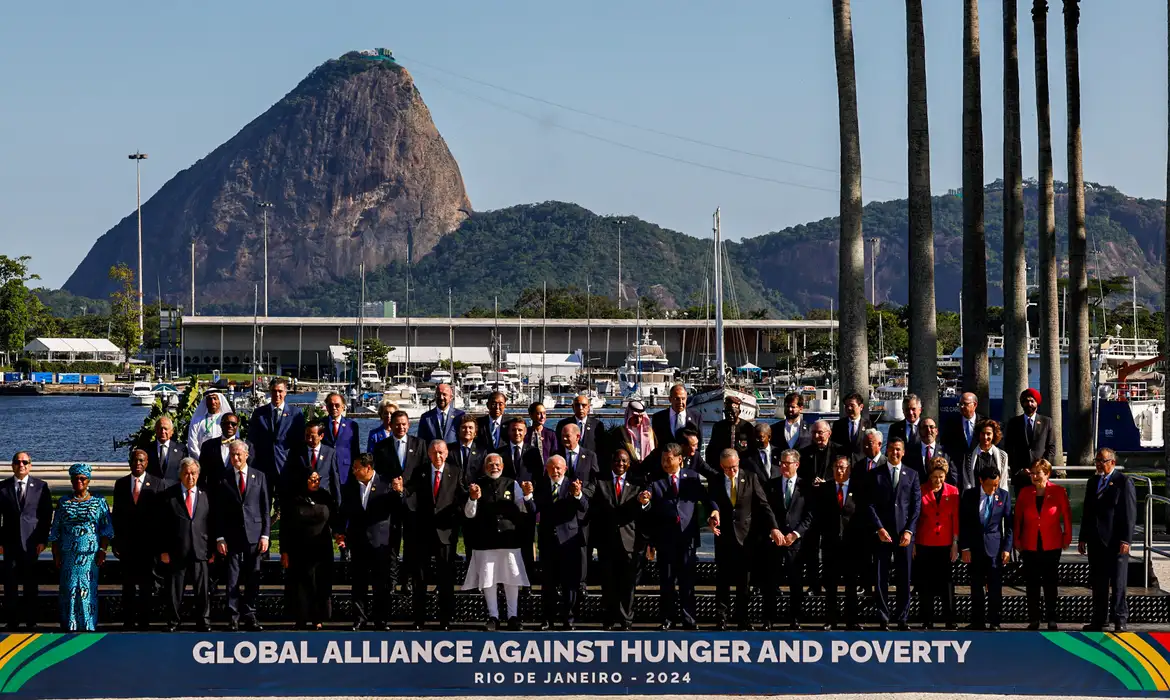 Rio de Janeiro(RJ), 18/11/2024 - Fotografia oficial Aliança global contra a fome e a pobreza G20 Brasil
Foto: Tânia Rêgo/Agência Brasil
