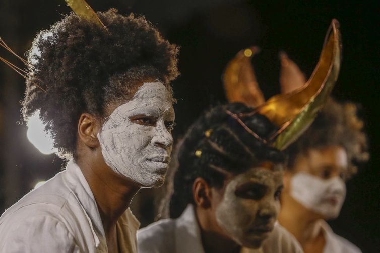 São Paulo (SP) 25/07/2023  - Oitava edição da Marcha das Mulheres Negras de São Paulo.Tema de 2023: “Mulheres negras em marcha por um Brasil com democracia! Sem racismo! Sem violências! Sem anistia para os fascistas! Justiça por Marielle Franco e Luana Barbosa! Por nós, por todas nós, pelo Bem Viver!”. Juliana Gonçalves.
Foto: Paulo Pinto/Agência Brasil
