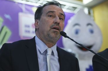 José Cruz/Agência Brasil O ministro da Saúde, Gilberto Occhi, lança a Campanha Nacional de Vacinação contra a poliomielite e sarampo.