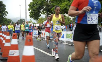 Rio de Janeiro - Corrida de São Sebastião, no Parque do Flamengo. A corrida abre o calendário oficial de eventos esportivos da cidade, no ano em que o Rio sediará os Jogos Olímpicos (Tânia Rêgo/Agência Brasil)