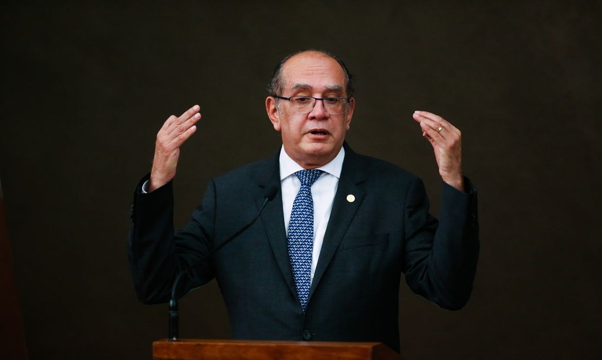 Brasília - O ministro Gilmar Mendes, presidente do TSE, durante o seminário Reforma Política e Eleitoral no Brasil (Antonio Cruz/ Agência Brasil)