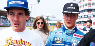 Ayrton Senna e Michael Schumacher