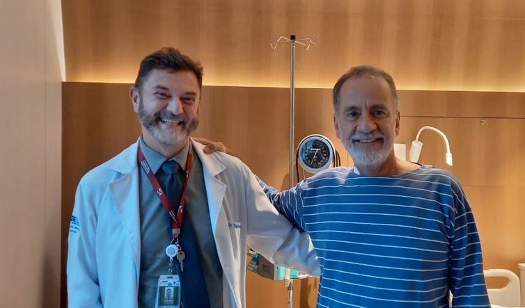 São Paulo (SP) - Com a terapia celular CAR-T Cell, o paciente Paulo Peregrino, 61 anos, teve remissão completa de um linfoma em apenas um mês. Foto: Arquivo pessoal