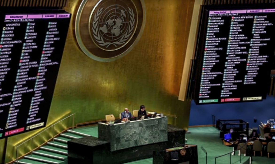 10/05/2024 - ONU concede novos direitos à Palestina e apoia adesão plena
Frame Reuters