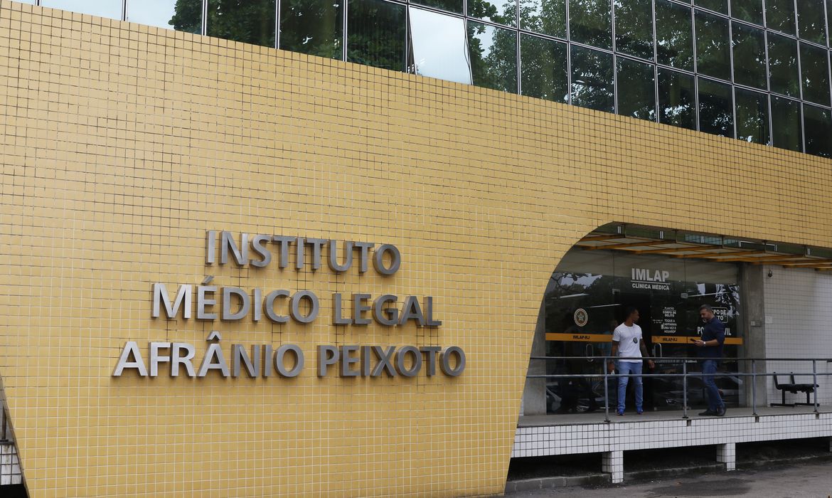 Rio de Janeiro (RJ) 05/10/2023 - Instituto Médico Legal Afrânio Peixoto, da Polícia Civil, no Centro. Foto: Fernando Frazão/Agência Brasil