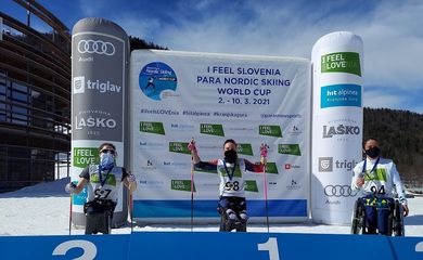 Aline Rocha é bronze na Copa do Mundo de Para Ski Cross Country.