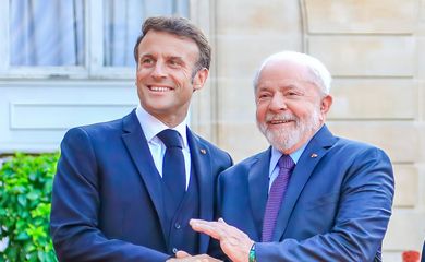 Paris - 22/06/2023 - .O presidente Lula, durante encontro com o presidente da França, Emmanuel Macron. Foto: Ricardo Stuckert/ PR