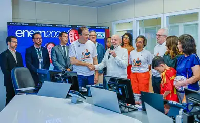 Brasília 03/11/2024  Educação é símbolo de independência”, afirma Lula em visita à Sala de Situação do Enem 2024. Foto Ricardo Stuckert.