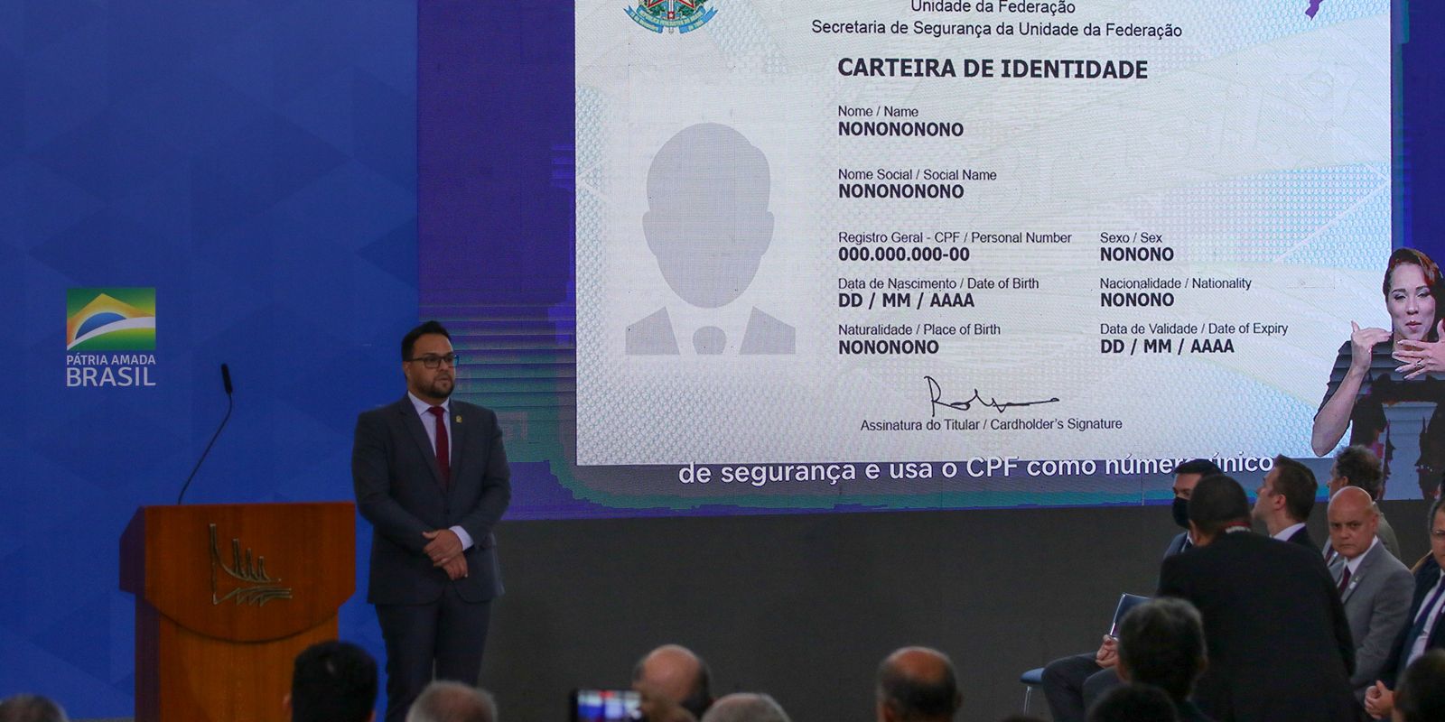 Nova carteira de identidade terá CPF como número único