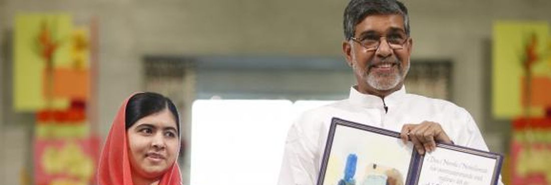 Nobel da Paz é entregue à adolescente Malala e ao ativista Kailash Satyarthi