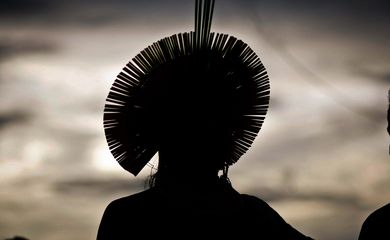 São Félix do Xingu (PA) - Cerca de 4 mil índios participam da Semana dos Povos Indígenas. O evento começou no sábado (15) e vai até quarta-feira (19), quando é celebrado o Dia do Índio (Thiago Gomes/Agência Pará)
