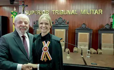 30.09.2025 – Presidente da República, Luiz Inácio Lula da Silva, durante a Sessão Solene de Entrada em Exercício da Doutora Verônica Abdalla Sterman, no cargo de Ministra do Superior Tribunal Militar. Plenário do Superior Tribunal Militar – Brasília (DF)

Foto: Ricardo Stuckert / PR