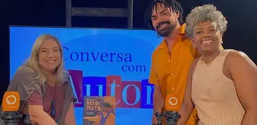 Cristina Moura e Júnior Dantas no Conversa com o Autor 