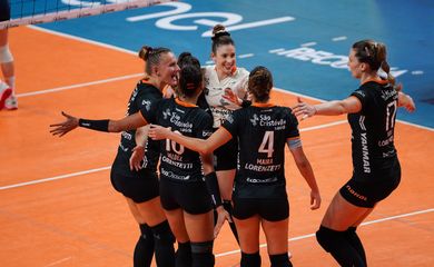 Rio de Janeiro (RJ), 26/10/2024 - Osasco e Fluminense vencem a segunda na Superliga feminina de vôlei. Foto: Osasco Voleibol Clube/Divulgação