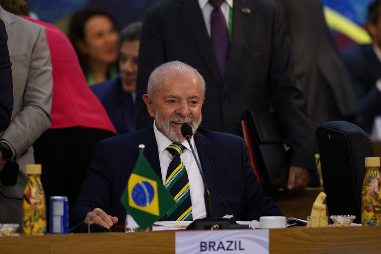 Rio de Janeiro (RJ), 18/11/2024 – O presidente do Brasil, Luiz Inácio Lula da Silva durante lançamento da Aliança Global Contra a Fome e a Pobreza, no G20, na zona central da capital fluminense. Foto: Tomaz Silva/Agência Brasil