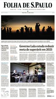 Capa do Jornal Folha de S. Paulo Edição 2024-04-09