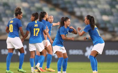 Brasil goleia África do Sul em segundo amistoso - futebol feminiino - seleção brasileira - em 05/09/2022 