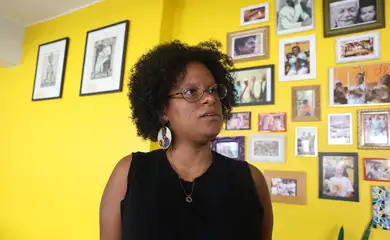 Brasília - 20/11/2025 - coordenadora do Comitê Nacional LBTI da Marcha de Mulheres Negras, Amanda Santos (psicóloga). Foto Valter Campanato/Agência Brasil.