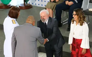 Brasília (DF) 04/04/2023  Presidente Luiz Inácio Lula da Silva Durante  cerimônia de apresentação dos oficiais-generais recém-promovidos. São 56 oficiais do Exército, Marinha e Aeronáutica.