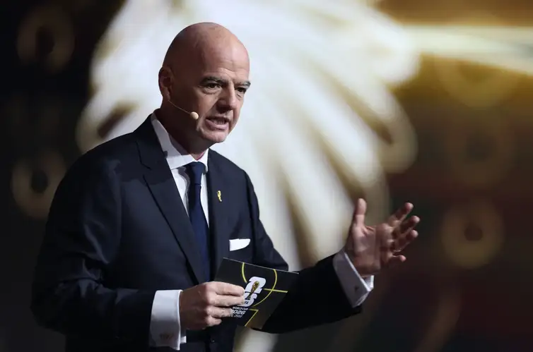 Presidente da Fifa Gianni Infantino
 5/12/2025   Pool via REUTERS/Dan Mullan