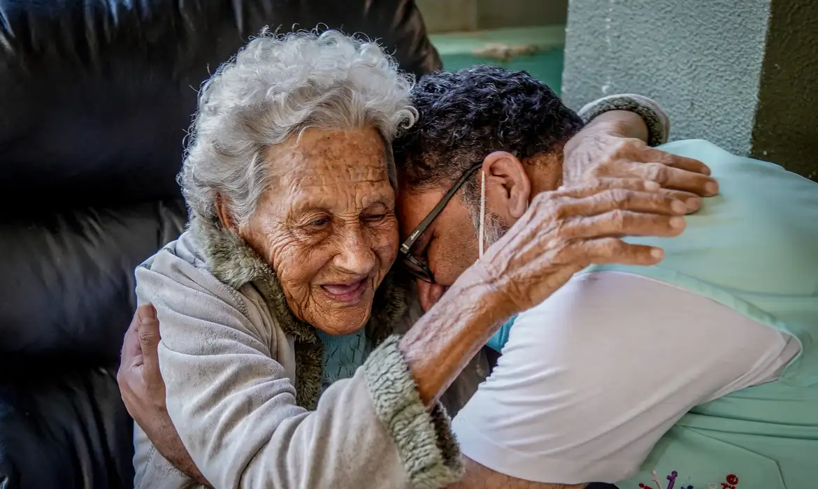 14/06/2023 Brasília (DF) - Lar dos velhinhos - Dia 15/06/2023, Dia Mundial de Conscientização da Violência Contra a Pessoa Idosa. Foto Rafa Neddermeyer/Agência Brasil