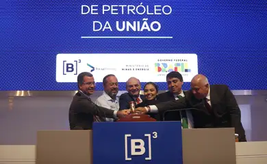 São Paulo SP 31/07/2024 Bolsa de valores B3 em São Paulo, leilão para a venda de petróleo da União dos campos de Mero e Búzios,com a presença do ministro das Minas Energia Alexandre Silveira.

Foto: Paulo Pinto/Agência Brasil