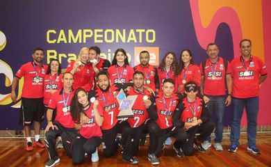 Sesi/SP fatura tricampeonato brasileiro de goalball 