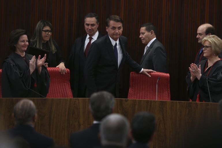 Cerimônia de diplomação do presidente eleito, Jair Bolsonaro, no Tribunal Superior Eleitoral (TSE).