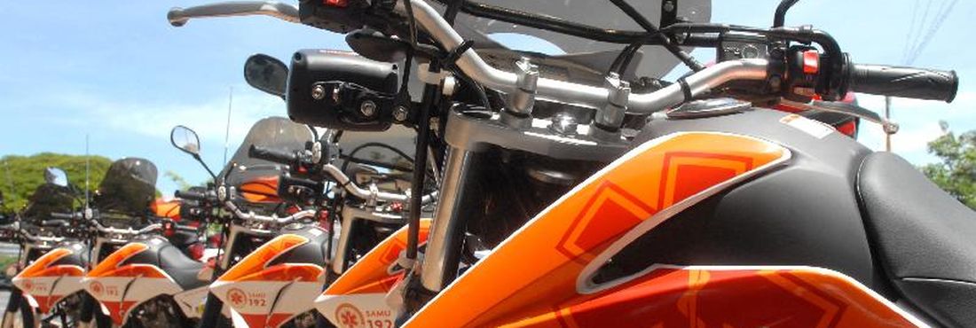 Das 288 motocicletas que estão em unidades do Samu em todo o país, auditadas pelo TCU, apenas 111 estão em funcionamento.