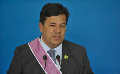 Brasília - O ministro da Educação Mendonça Filho, discursa na cerimônia de entrega da medalha da Ordem Nacional do Mérito Educativo, no Palácio do Planalto (Fabio Rodrigues Pozzebom/Agência Brasil)