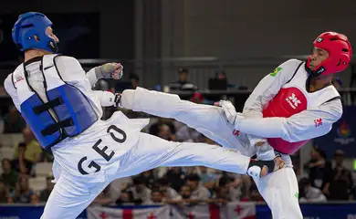 Vinícius Matos é prata nos 57 kg do tawkwondo nos Jogos Mundiais Universitários 2025