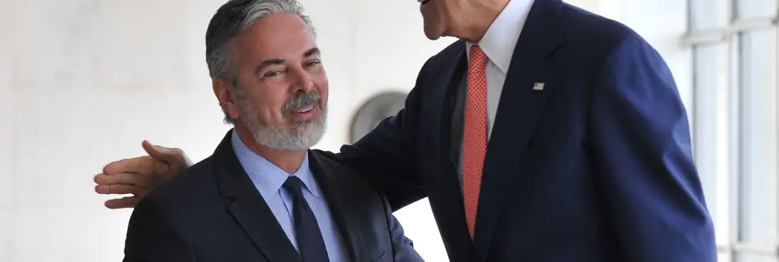 Visita do secretário de Estado dos Estados Unidos (EUA), John Kerry Brasilia - O ministro das Relações Exteriores, Antonio Patriota, recebe o secretário de Estado dos (EUA), John Kerry