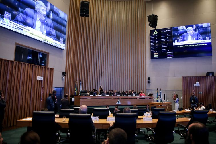 CPI dos Atos Antidemocráticos na Câmara Legislativa do Distrital Federal -José Cruz/Agência Brasil