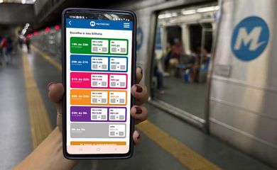 Rio de Janeiro (RJ), 05/12/2024 - Bilhete digital é a novidade do MetrôRio para embarque durante o réveillon deste ano. Foto: MetrôRio/Divulgação