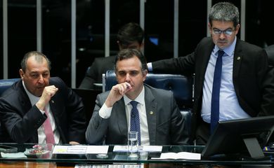Brasília (DF) 25/10/2023 Presidente Rodrigo Pacheco durante sessão do Senado. Foto Lula Marques/ Agência Brasil