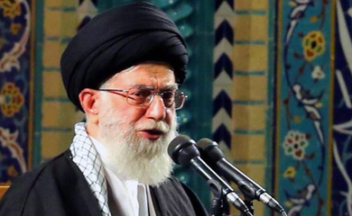 líder supremo do Irã, Ali Khamenei (Agência Ansa/Direitos Reservados) 